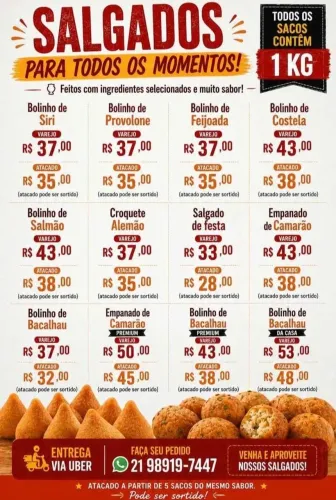 ? Bolinho de bacalhau e muito mais ?