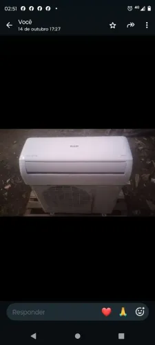 Vendo dois ar condicionado ar condicionado de 9 mil um inverter e outro convencional