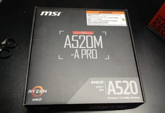 Placa mae A520M Pro Msi , nova na caixa NF e garantia 1 ano.