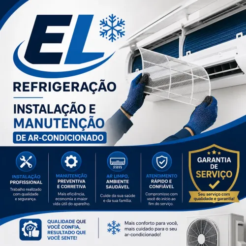 Instalação e Manutenção de Ar-Condicionado.