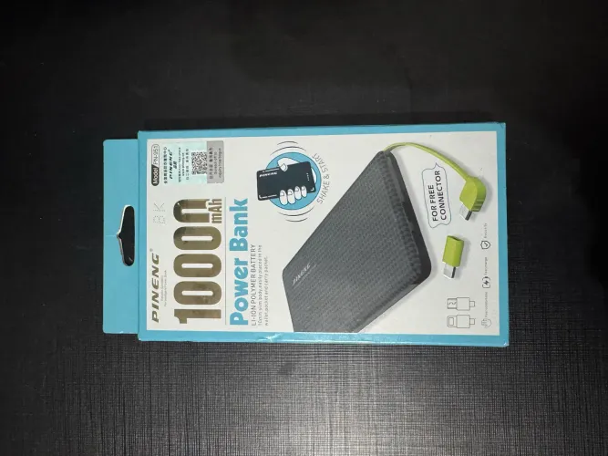Powerbank 10.000 mah pineng gold (Carregador Portátil)