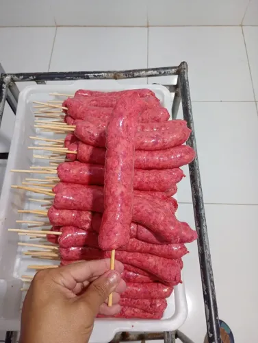 Espetinho de linguiça no atacado 