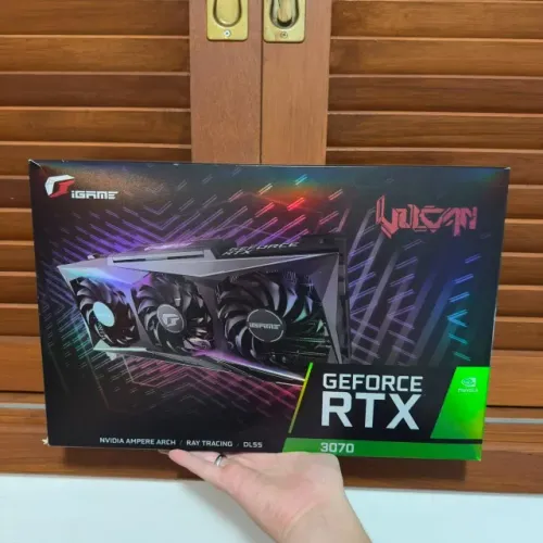 RTX 3070 Colorful iGame Vulcan 8GB com Caixa