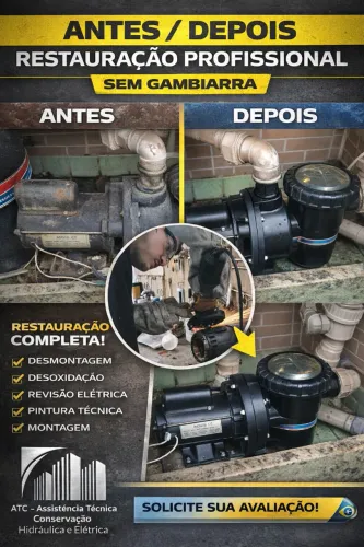Manutenção bomba de piscina alto padrão
