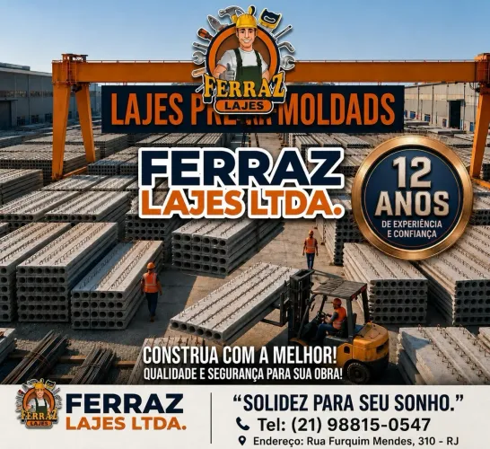 Fábrica de lajes pré fabricadas!