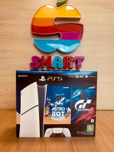 PS5 Slim Digital | SSD 825 GB | Controle PS5 | Jogos | Lacrado | Garantia