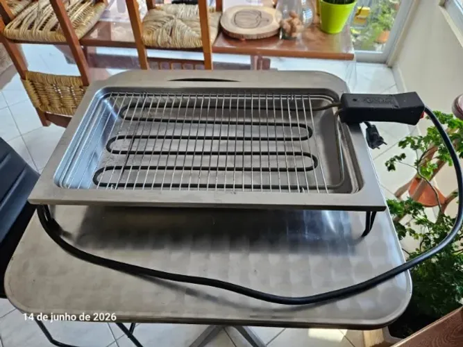 Churrasqueira Elétrica Portátil Fischer Grill Inox