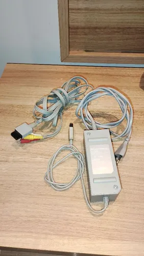 Cabo Vga e Fonte Wii adaptador ac RVL-002 bivolt