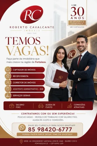 Vagas disponíveis 