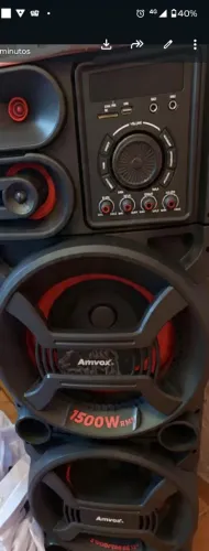 Caixa de som amovox 1500wats potência