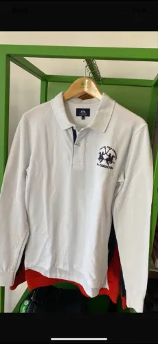 Camisa polo La Martina original manga longa
