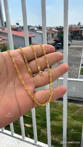 Cordão ouro 18k 60cm 10.5g maciço