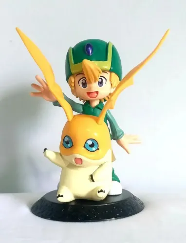 Action figure Teka e Patagônia - Coleção Digimon Adventure