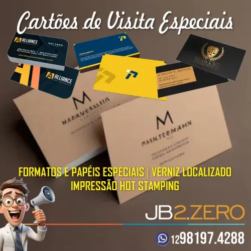 Cartões de Visita Especiais