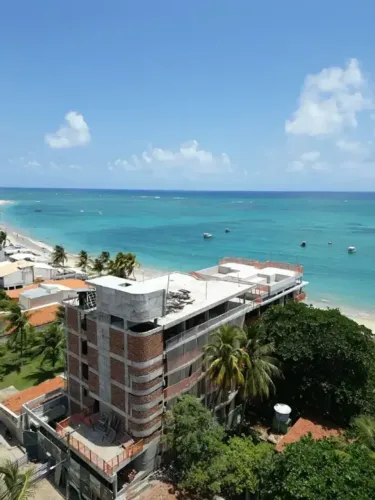 TAMANDARÉ - Flat 29 m² com 1 quarto, pé na areia próximo a reserva ecológica