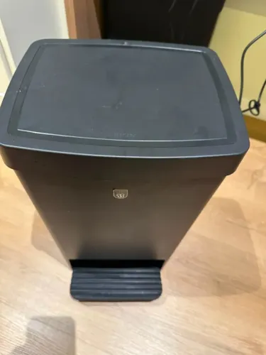 Lixeira Crippa Smart 25L com pedal - Preta