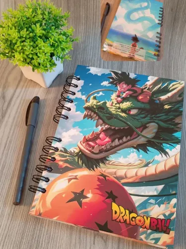 Caderno Dragon Ball personalizado