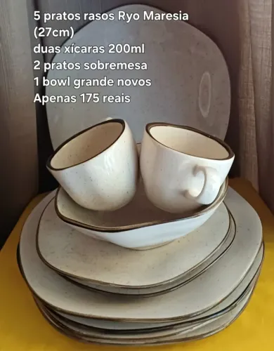 Pratos rasos Ryo Maresia