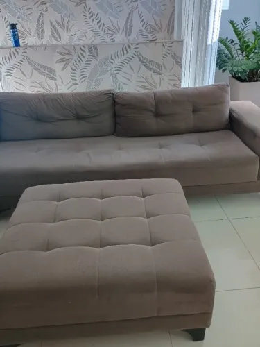 Sofá com puff