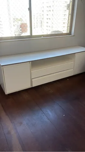 Hack para tv mdf branco 