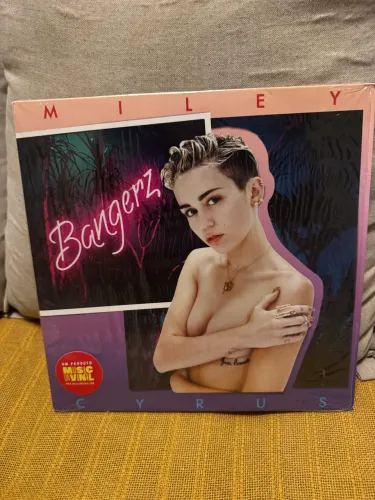 Vinil Miley Cyrus Bangerz cor rosa (Raro)