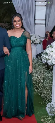 Vestido madrinha BLUE shop
