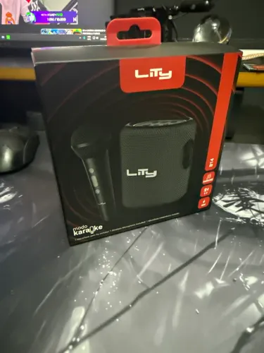 Caixa de Som Lity B14 Karaokê Bluetooth com Microfone