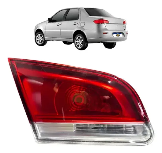 Lanterna Tampa Traseira Esquerda Siena 2008 A 2013 Esquerdo/motorista Rubi