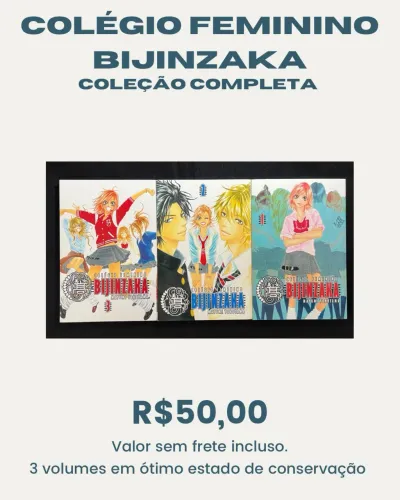 Mangá colégio feminino bijinzaka coleção completa