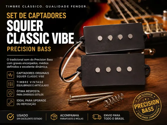 Set de Captadores Squier Classic Vibe Precision Bass Original