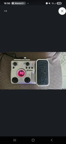 Zoom G1Next com pedal de expressão
