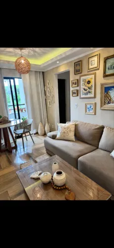 Lindo apartamento, todo no porcelanato, elevador, garagem, portaria, salão de festas