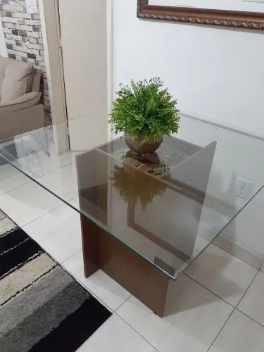 Mesa tampo de vidro pelo menor preço !!