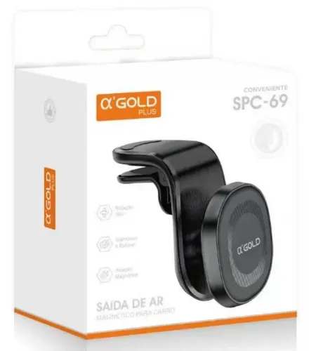 SUPORTE MAGNÉTICO DA SAIDA DE AR GOLD