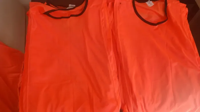 Coletes de segurança simples sem refletivo- cor laranja