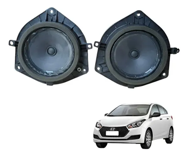 Par Alto-falante De Porta Hyundai Hb20 Manual 2019 (usado) Preto