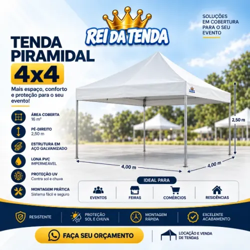 Tenda Piramidal 4x4 | Rei da Tenda, Juina-MT
