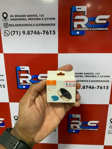 Mini Suporte Magnético Redondo para Celular