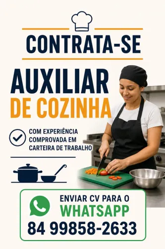 Auxiliar de cozinha