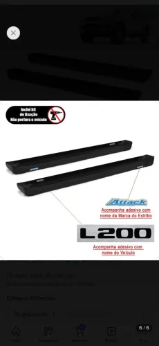 Estribo L200 Triton