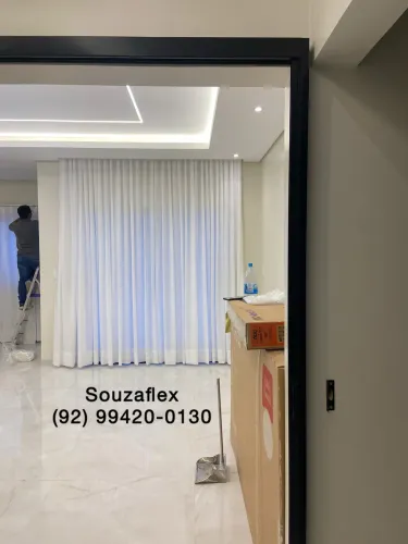 Cortinas cores claras e leves, sob medida .