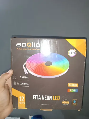 Fita led RGB 5 metros com fonte