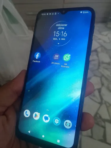 Celular moto One fuzion 128 gigas de memória 