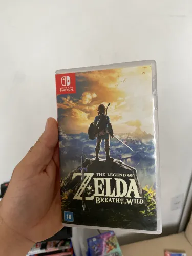 Jogo midia  fisica zelda breath of the wild