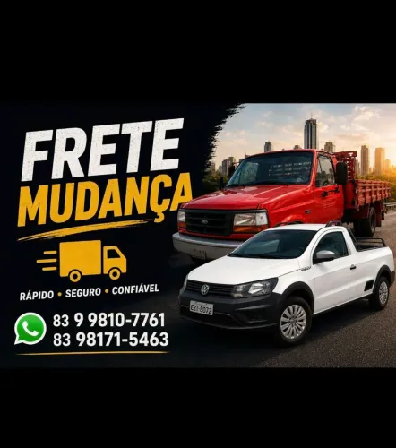 Fretes Promoção apartir de R$:110,00 qualquer viagem para João Pessoa e região