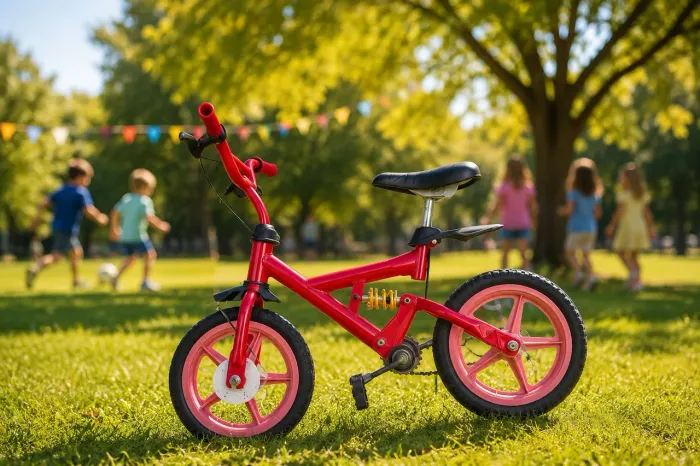 Bicicleta vermelha aro 12