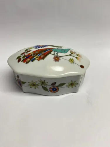 Porta Joias Porcelana Vintage Antiguidade Dv0068* 