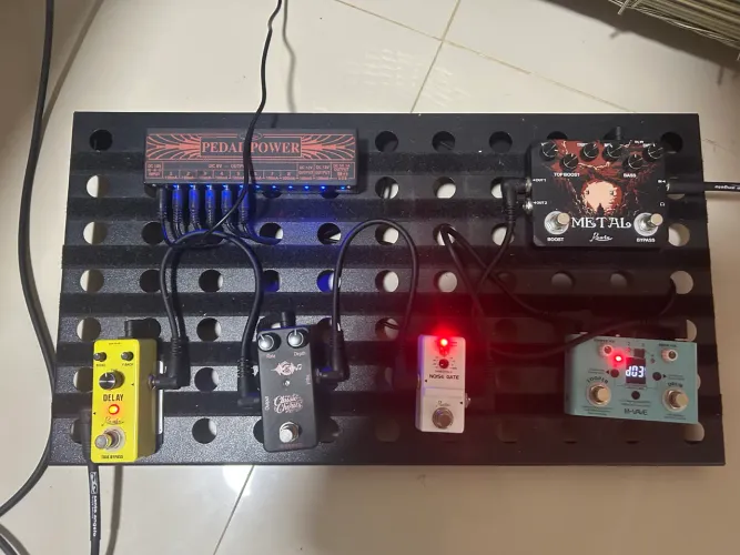 Pedais Pedalboard Pedaleira para guitarra