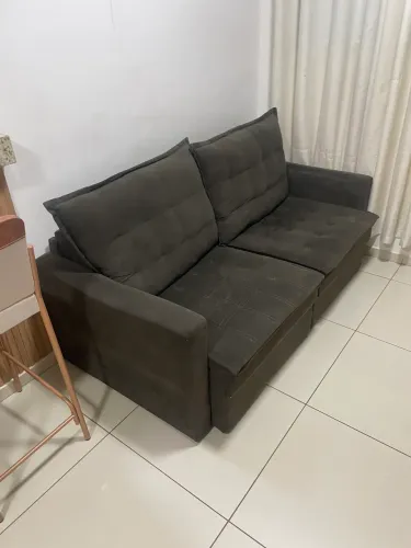 Sofá retrátil 1,60m com baú