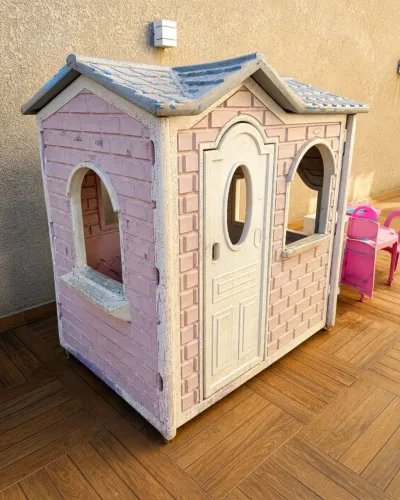 Casinha Infantil Grande 1,50m + Móveis e Acessórios